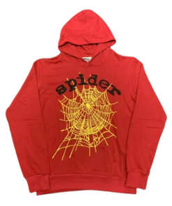 spider worldwide red hoodie