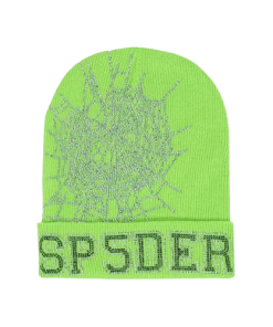 SP5DER Web Beanie Green Cap,