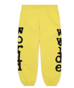 Sp5der Beluga Sweatpants Yellow
