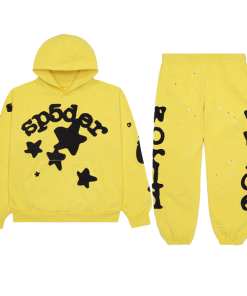 Gold Sp5der Tracksuit