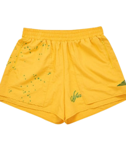 Sp5der Double Layer Shorts Yellow