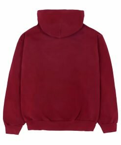 Sp5der Logo Hoodie Maroon