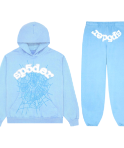Sky Blue Sp5der Tracksuit