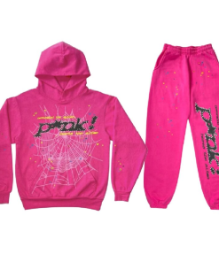 Pink Sp5der Tracksuit