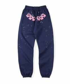 Sp5der sweatpant blue/pink