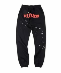 Sp5der Sweatpant Black/Red