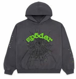Sp5der Grey hoodie
