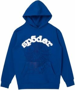 Blue Websuit Sp5der Hoodie